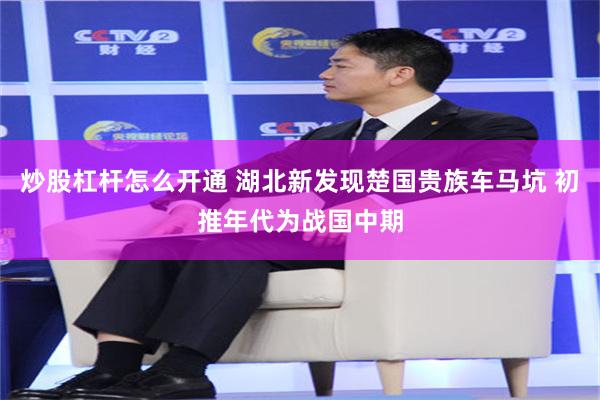 炒股杠杆怎么开通 湖北新发现楚国贵族车马坑 初推年代为战国中期