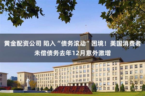 黄金配资公司 陷入“债务滚动”困境！美国消费者未偿债务去年12月意外激增